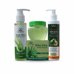 Natural Neem & Aloe Vera Skin & Hair Care Kit