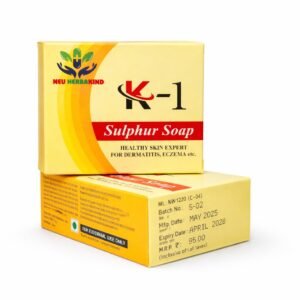 Neu Herbakind K-1 Sulphur Soap – Herbal Skin Care Soap (Dermatitis & Eczema Support)